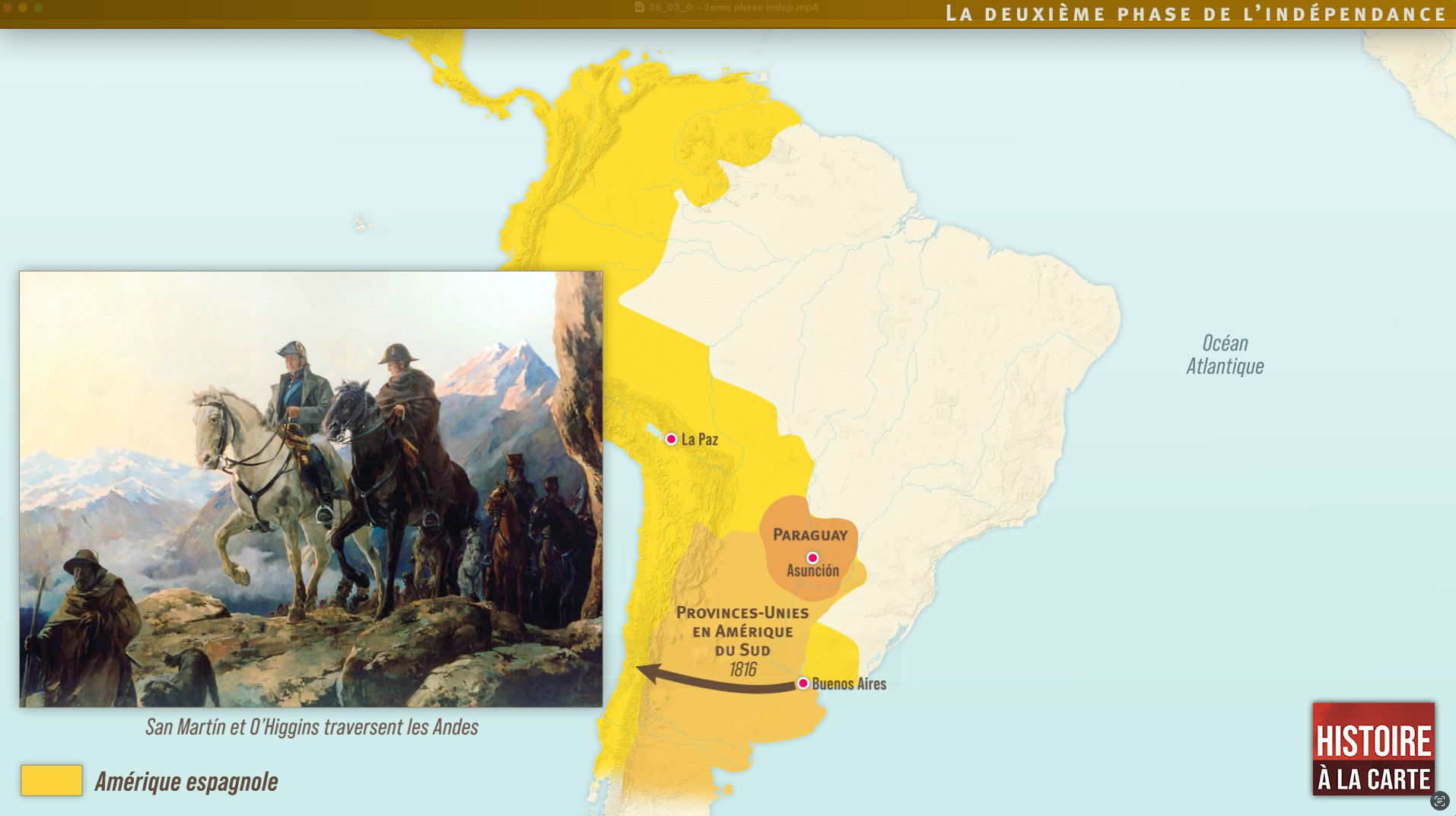 La segunda fase de la independencia (1815-1825)