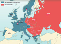 Historia de la guerra fría y del enfrentamiento entre los dos bloques  este-oeste 1947-1991 - La Historia en mapas