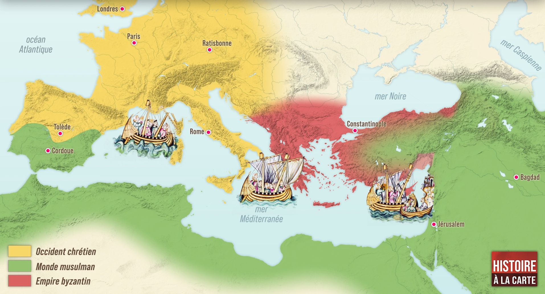 Las cruzadas y el comercio mediterráneo