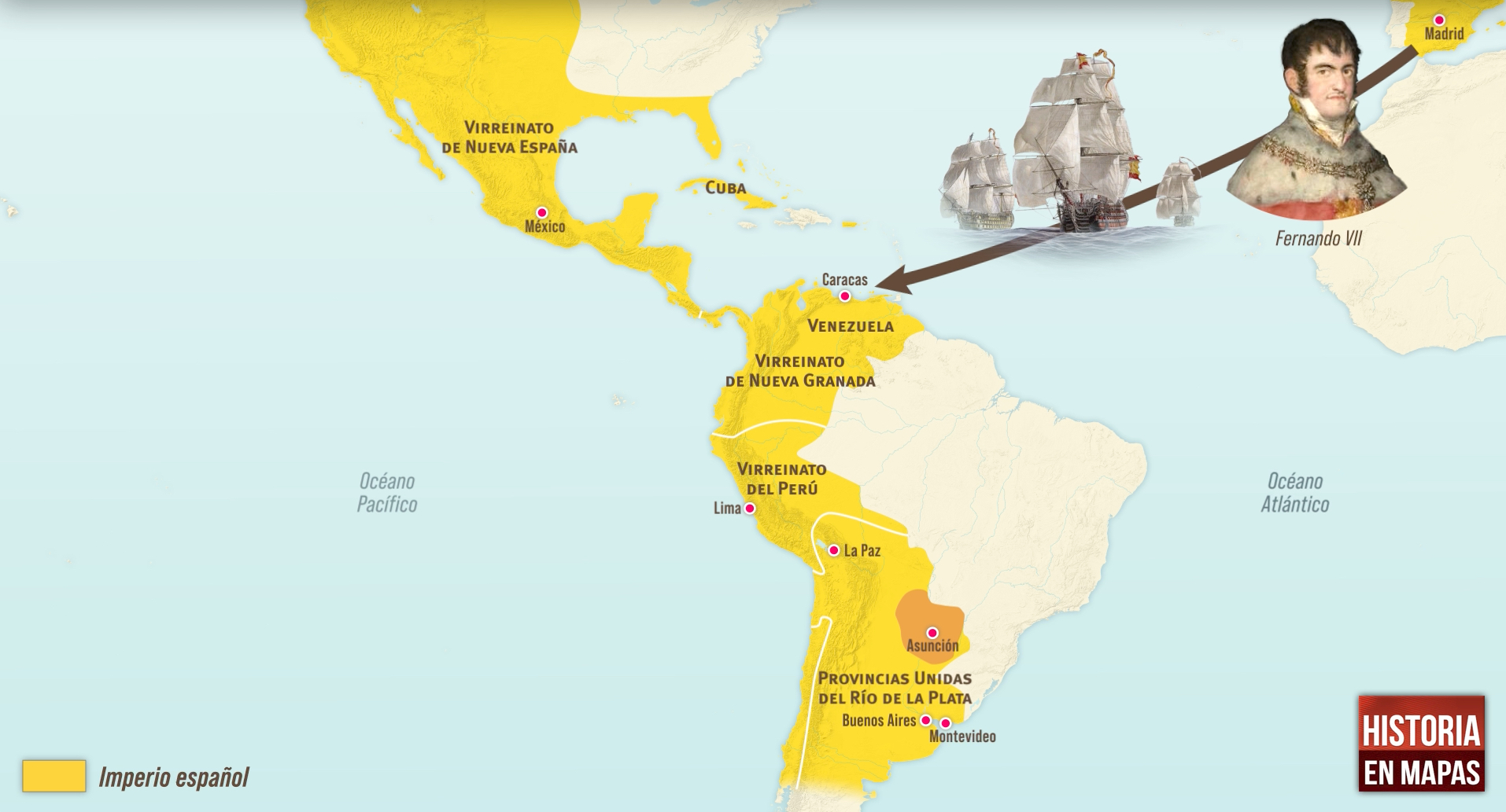 La independencia de la América española